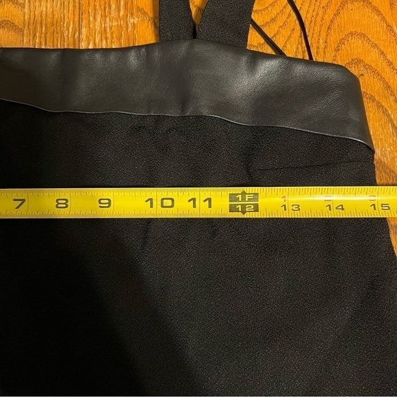 Gucci Leather Trim Cropped Top in Black Sz 38 or XS - Picture 12 of 16